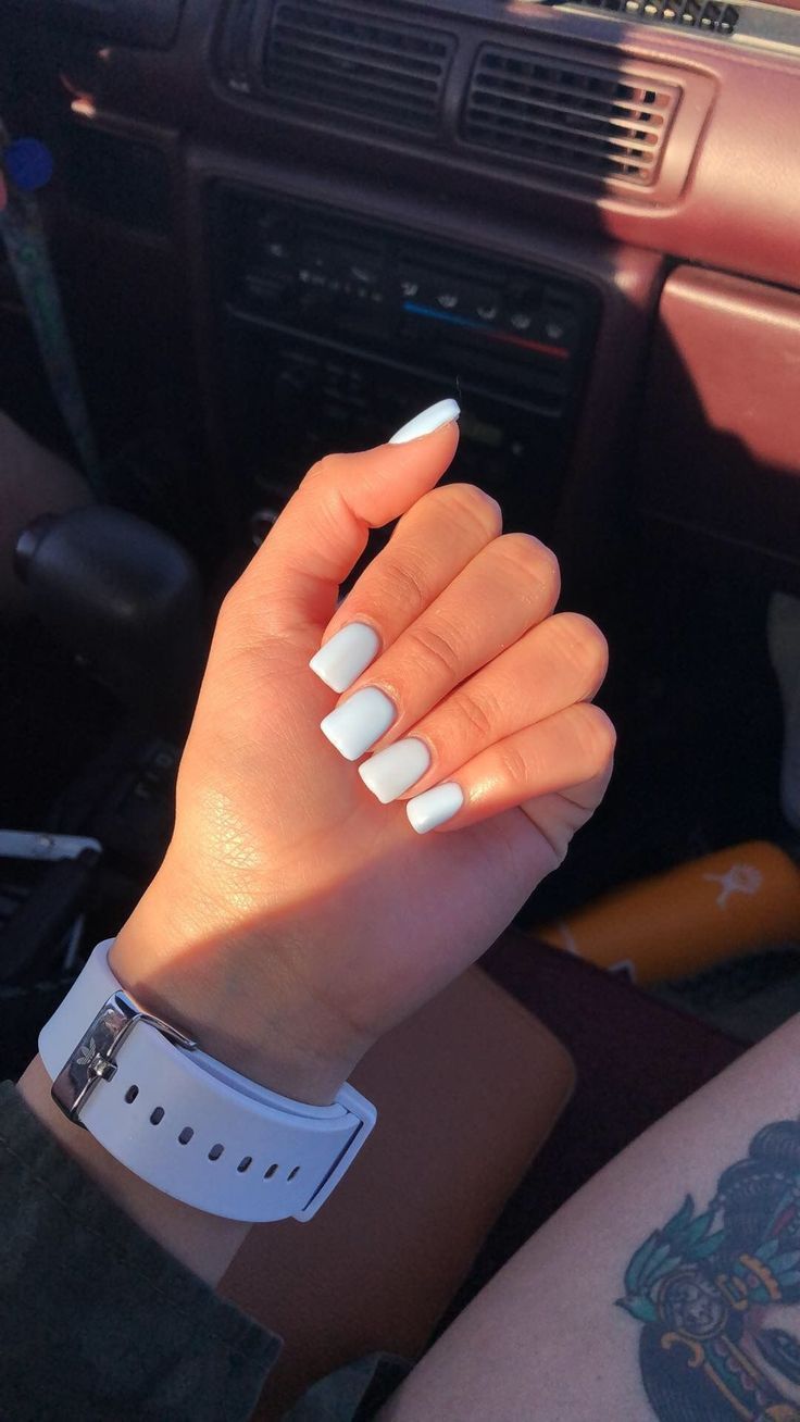 Best Ideas for Short Square Acrylic Nails - 7