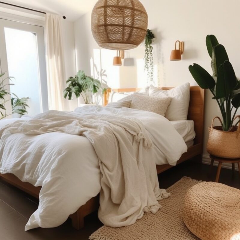 Earthy Bedroom: Embracing Natural Elements for a Cozy Space - 9