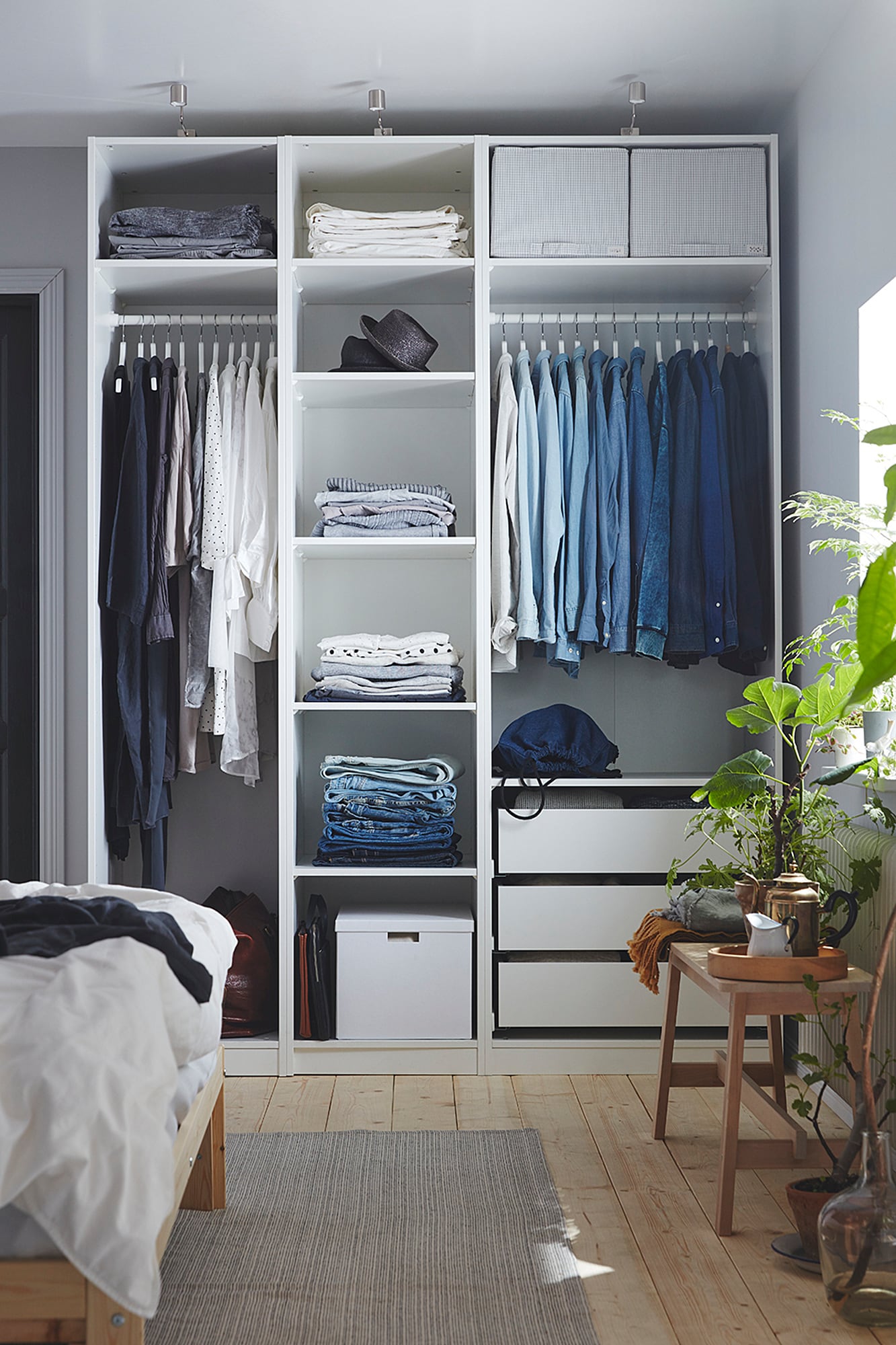 Best Ideas for Organizing Your Space with an IKEA Closet - 9